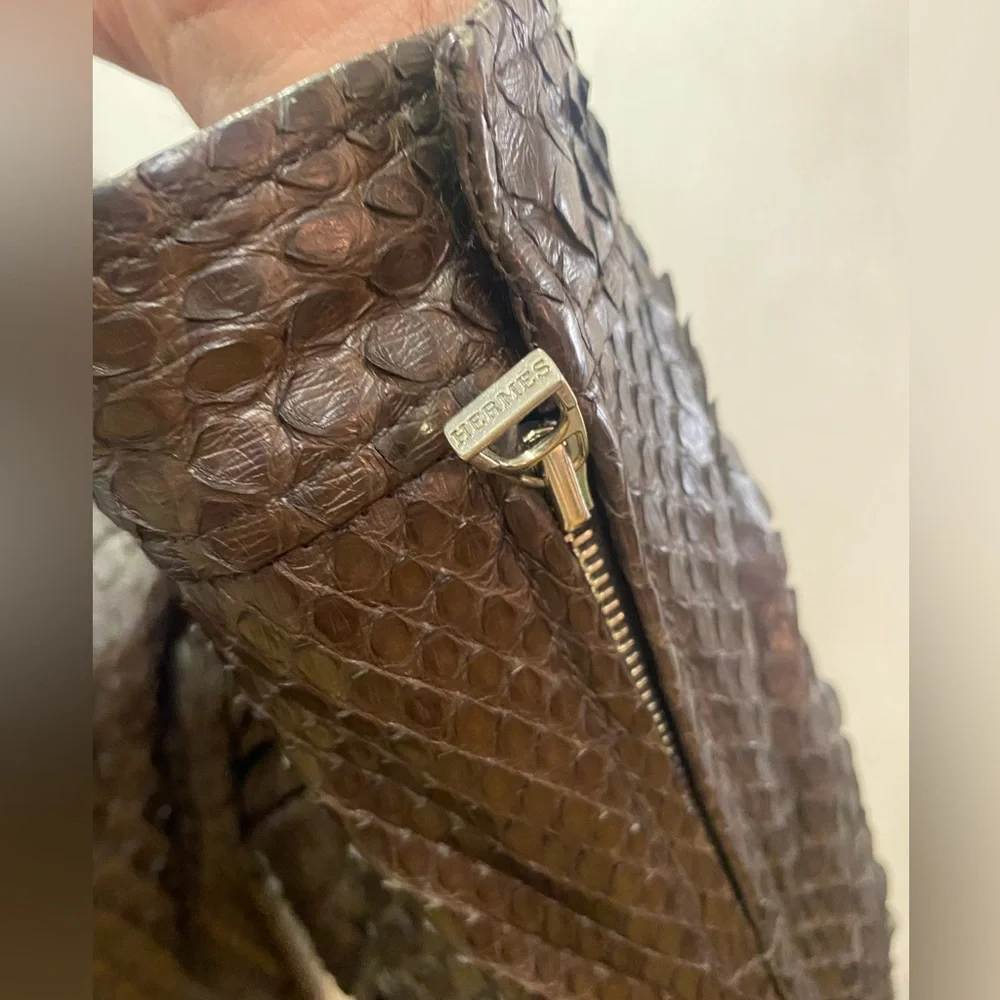 Python leather jacket - Picture 7 of 10